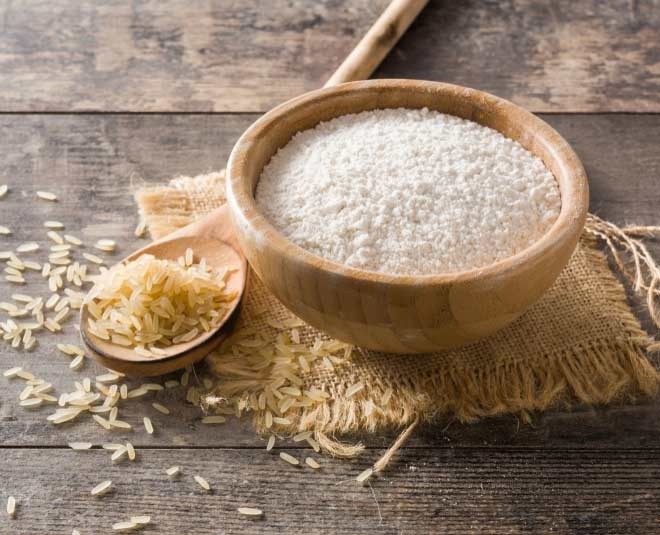 Маска из рисовой муки для лица